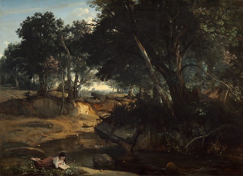 Camille Corot - Forest of Fontainebleau [1834] by Gandalf's Gallery