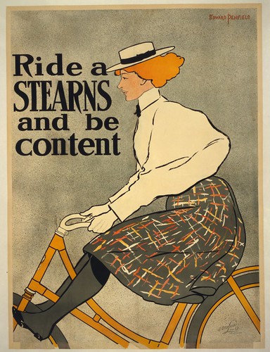 Ride a Stearns [bicycle] and be content (1896)