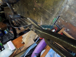 Reshaping spatula blade