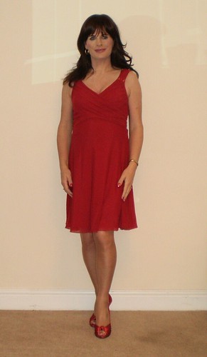 Red dress by Rhianna Rowlands