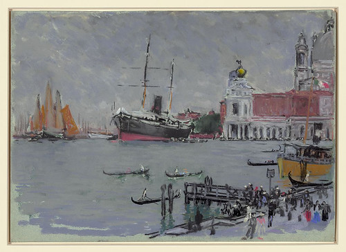 003-Muelle en Venecia-1901-1908- Joseph Pennell-Library of Congress