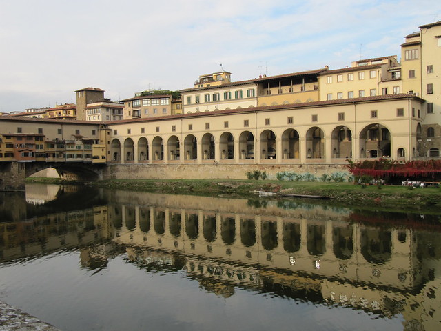 River Arno and the Ponte Vecchio in Florence, Italy