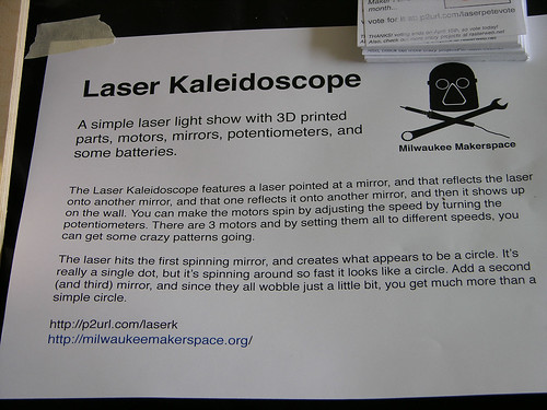 Minne-Faire 2013 Laser Kaleidoscope