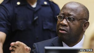Former Ivory Coast President Laurent Gbagbo appeared at the International Criminal Court (ICC) in The Hague. His government was overthrown by France in 2011. by Pan-African News Wire File Photos