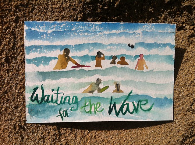 Hawaii postcard 6: Waiting for the wave