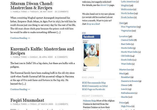 City List – Delhi Blogs, Alive & Dead