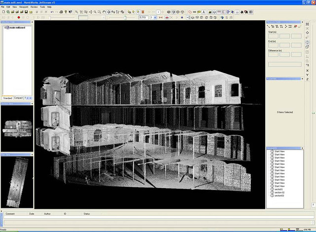 Pointcloud data for Tean Mill