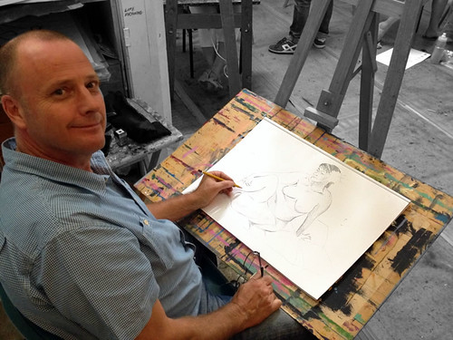 Steve Murnaghan at Life Drawing Class Monday 7pm