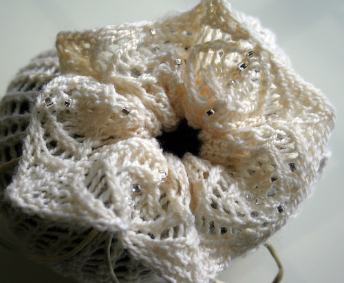 pretty awesome yarn pouch lace top