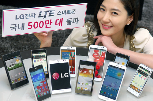 LG LTE 스마트폰과 모델