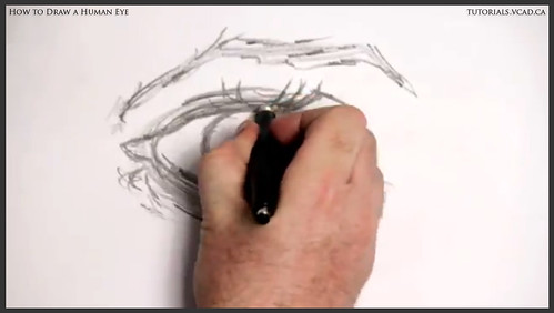learn how to draw a human eye 008