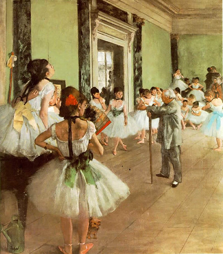Degas- La classe de danse (The Dancing class) c. 1873-75
