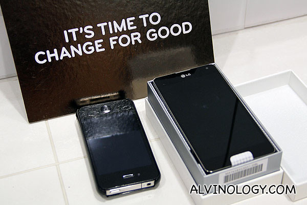 Going from iPhone 4/4S to LG Optimus G