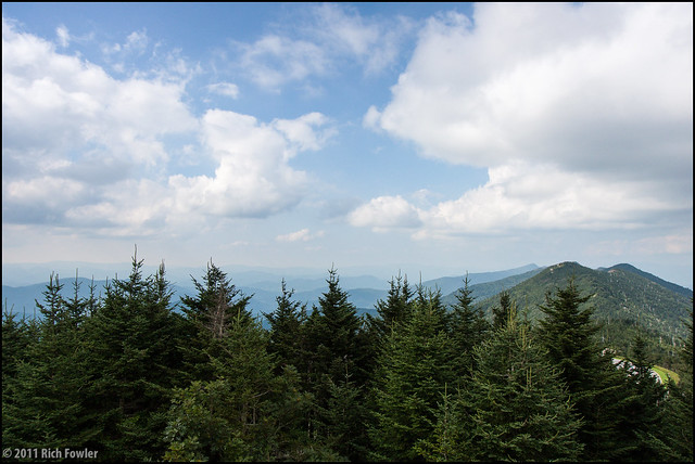 Mt. Mitchell--Views From the Observation Deck