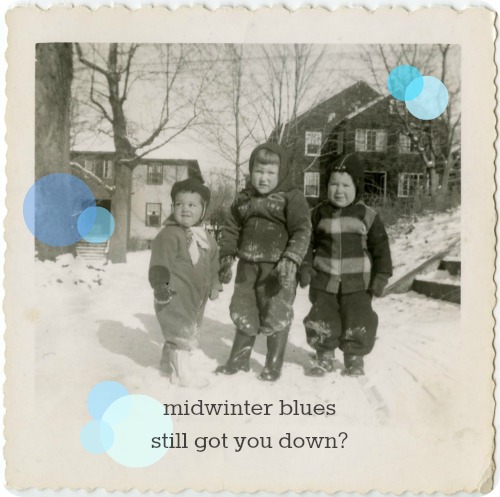 it’s my first annual midwinter blues sale!