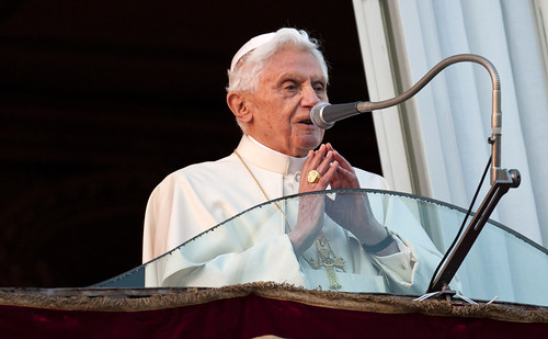 Pope Benedict XVI  in Castel Gandolfo