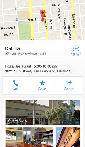 Google Maps 1.1 для iOS