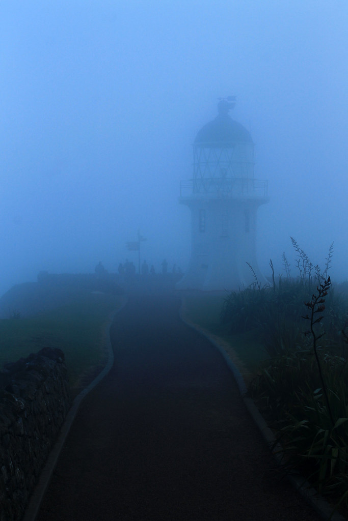 Cape Reinga in Morning Fog