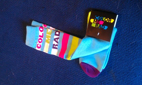 Color Me Rad give away socks
