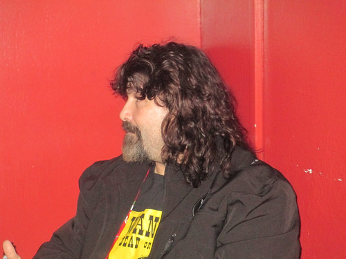 Mick Foley before the show