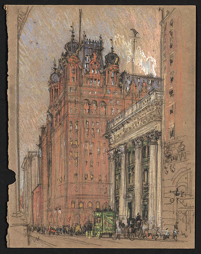 007- Hotel Waldorf Astoria -1904-1908- Joseph Pennell-Library of Congress