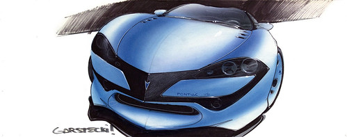 Pontiac Concept Sketch 06 by stecki3d