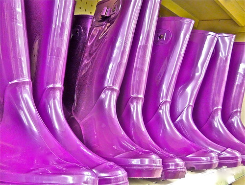 Shiny Purple Wellies! ........(43/365) by Irene.B.