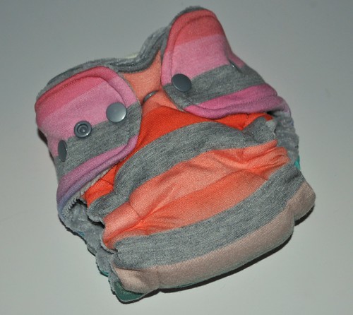 Bumstoppers Newborn   Tropical Sunset Hybird Fitted **New Style** 