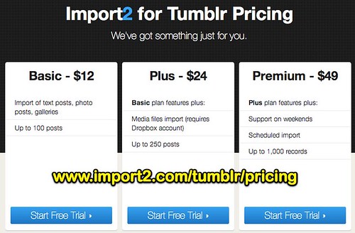 Import2 Pricing