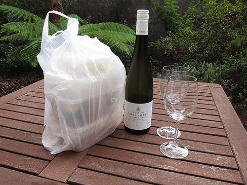 take out and Yarra Valley wine