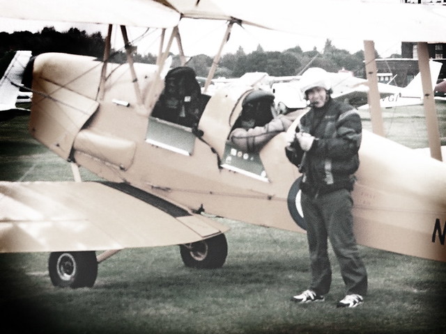 Jack in Flying Gear, Tiger Moth