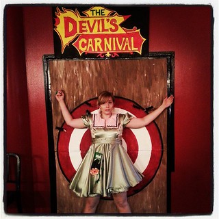 Being #Tamara at #devilscarnival and #repoopera double feature!! #hail #testify #cosplay