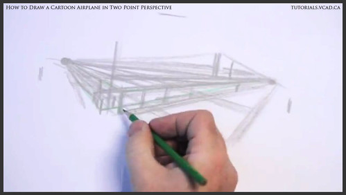 learn how to draw a cartoon airplane in two point perspective 005