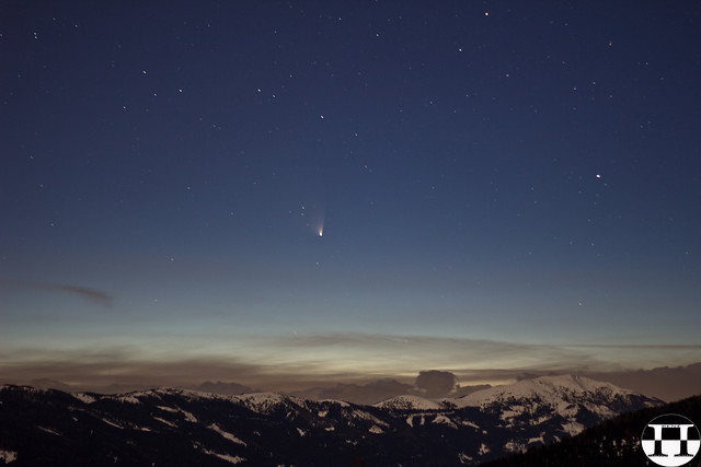 Comet PanSTARRS C/2011 L4 - View from AMOS Observatory
