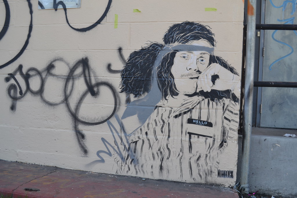 MURDOCK, Street Art, Stencil, Oakland, Graffiti