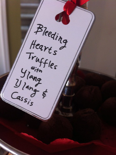 Bleeding Hearts Truffles - with Ylang Ylang & Cassis