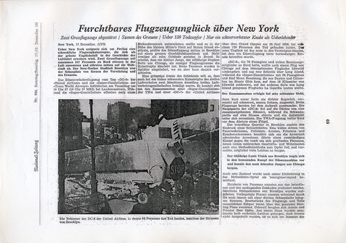 16.12.1960 Flugzeugkollision über New York