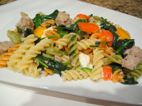 Sausage and Pepper pasta 1