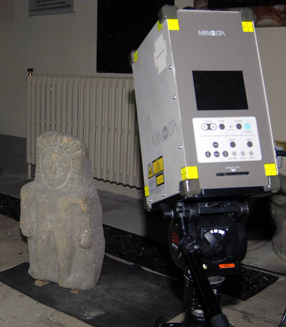 3D Laser scanning carved stonework