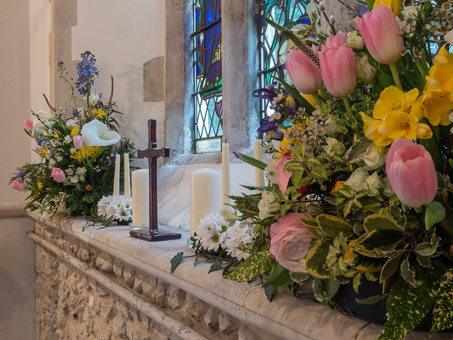 Fishbourne Church at Easter