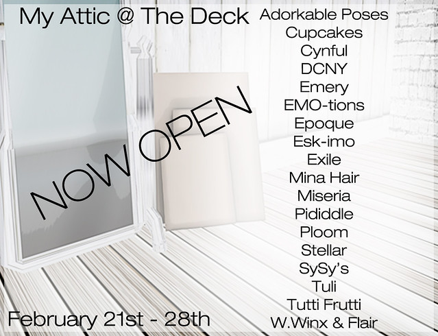 My Attic February - Now Open