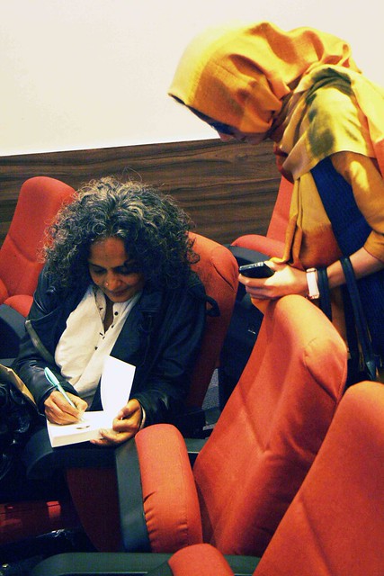 City Sighting – Arundhati Roy, India Islamic Centre