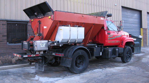 ACS Power Wash Company GMC snowplow truck.  Glenview Illinois.  March 2013. by Eddie from Chicago