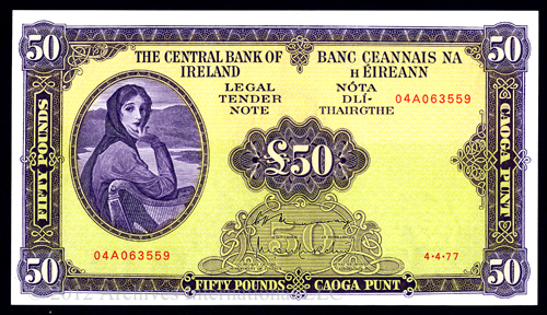 Ireland 50 Pound note