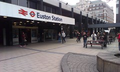 Euston Station with Learning Tree building