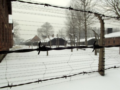 Teren byłego obozu Auschwitz I