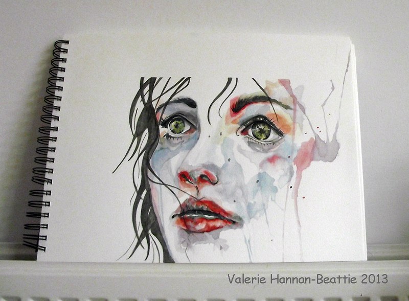 Abstract Watercolour Portrait
