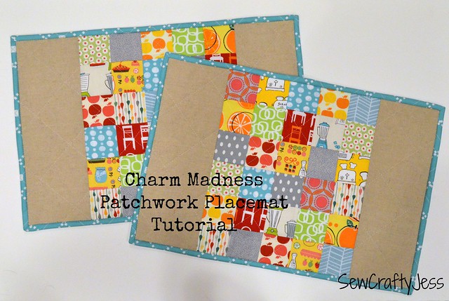 Charm Madness Patchwork Placemat Tutorial 2