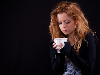 Jess and her cup of coffee #02