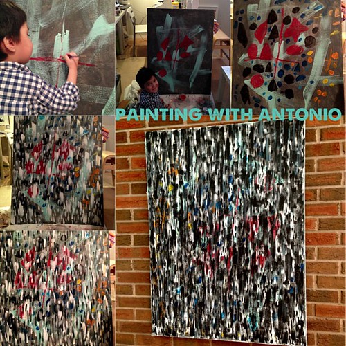 #painting with antonio #art #love #instacollage
